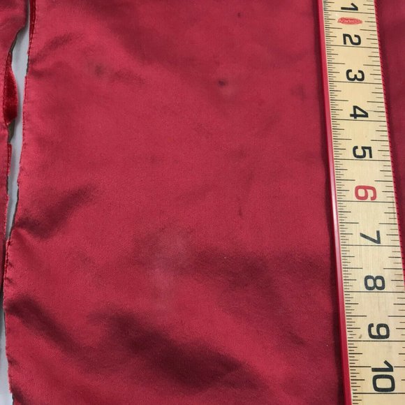 Burgundy Burnout Velvet Scarf with Silk Backing 10x59" Oblong Wrap Shawl - Picture 6 of 9